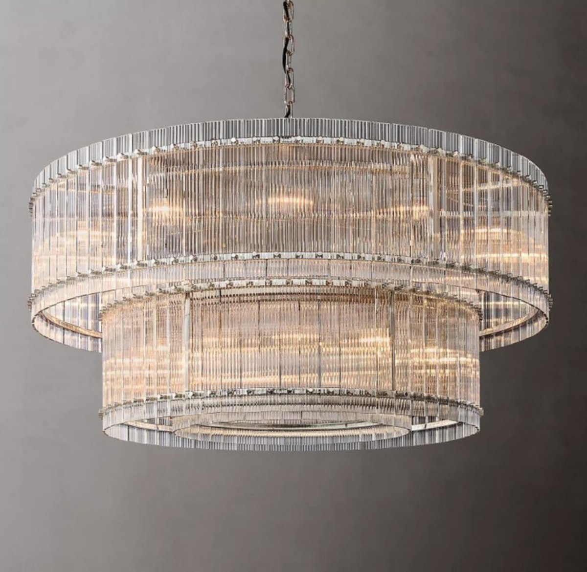 San Marco Two-Tier Round Chandelier 60"