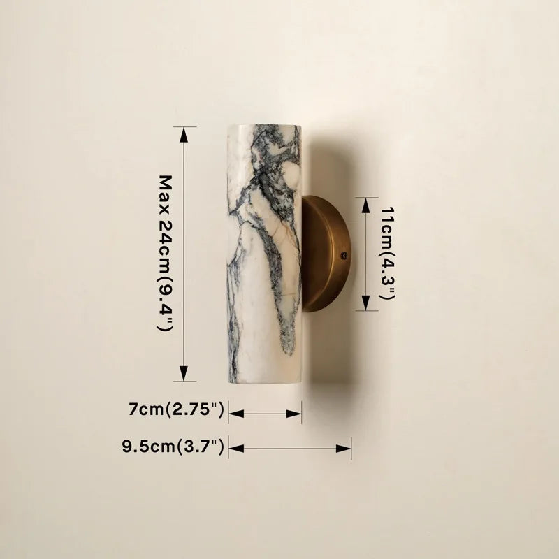 Nephele Cloudstone Marble Wall Sconce