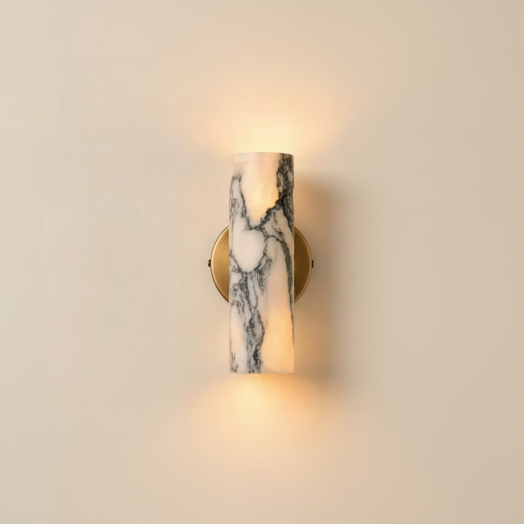 Nephele Cloudstone Marble Wall Sconce