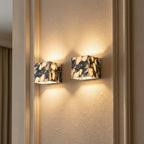 Persephone Purple Italian Marble Wall Light