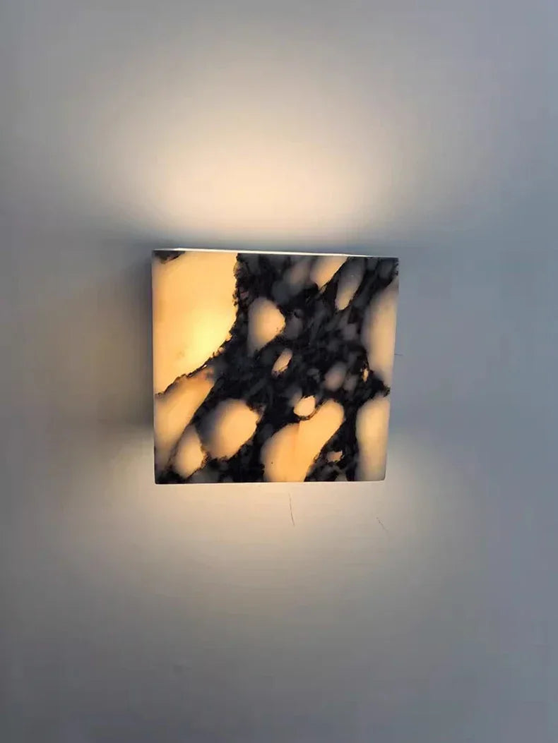 Persephone Purple Italian Marble Wall Light