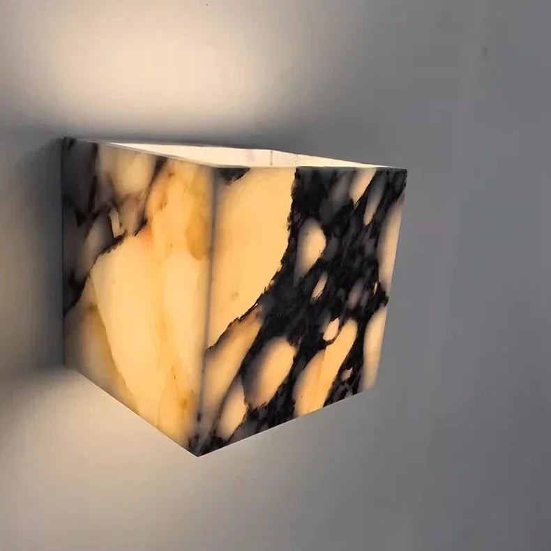 Persephone Purple Italian Marble Wall Light