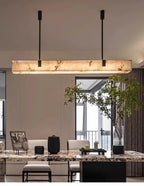 Zeus Linear Marble Kitchen Island Light
