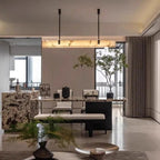 Zeus Linear Marble Kitchen Island Light