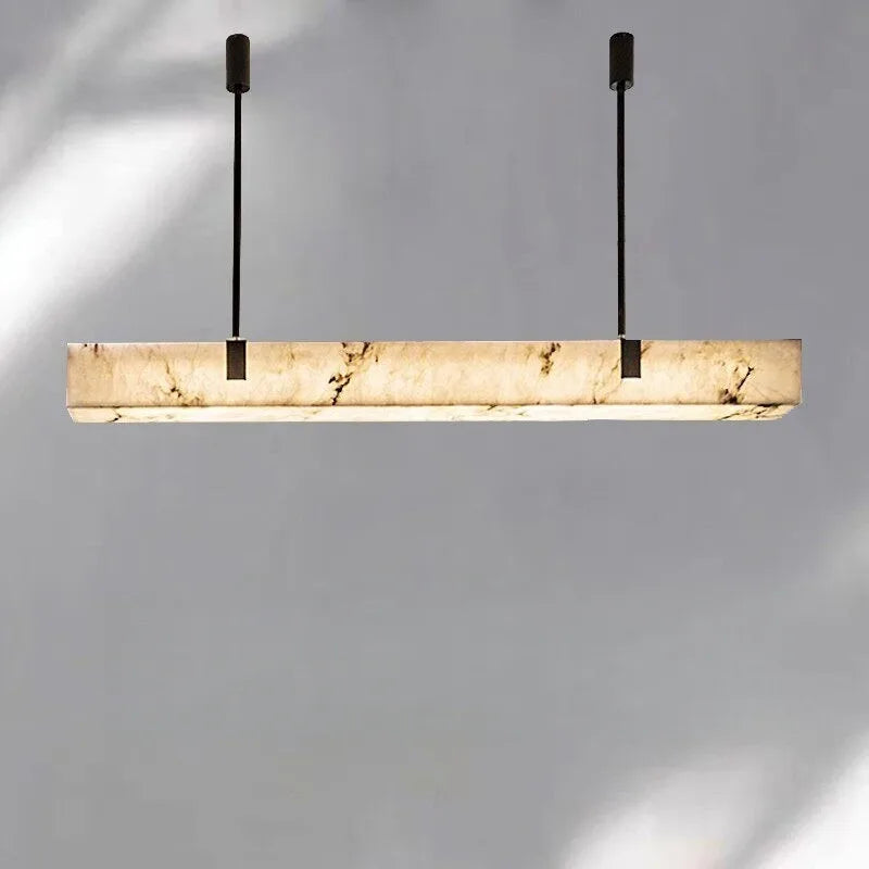 Zeus Linear Marble Kitchen Island Light