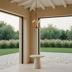 Thaddeus Forged Brass Pendant Light