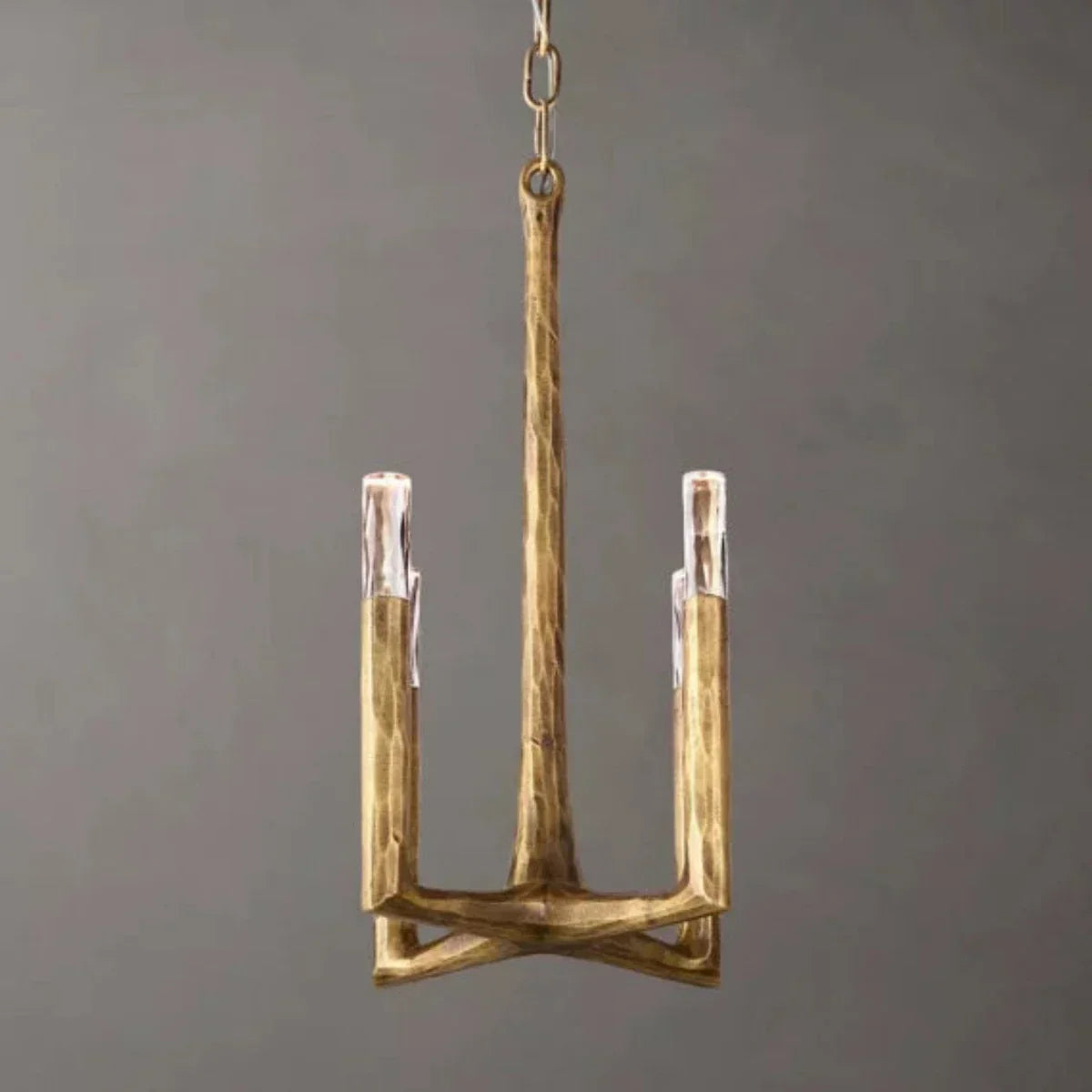 Thaddeus Forged Brass Pendant Light