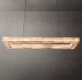 Rivage Rectangle Chandelier 54"