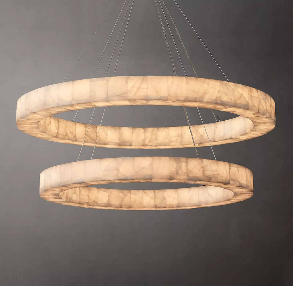 Rivage 2-Tier Round Chandelier 60"
