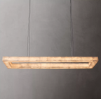 Rivage Rectangle Chandelier 72"