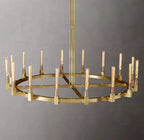 Cannele Candlestick Round Chandelier 36"/48"/60"/72"