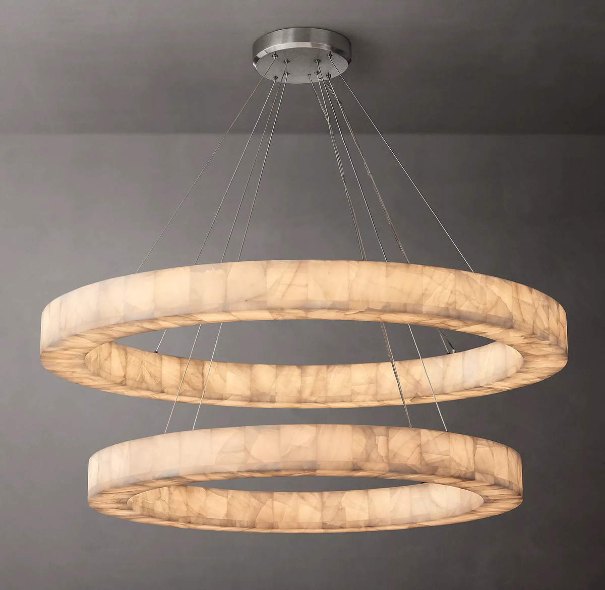 Rivage 2-Tier Round Chandelier 60"
