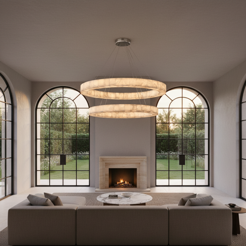 Rivage 2-Tier Round Chandelier 60"