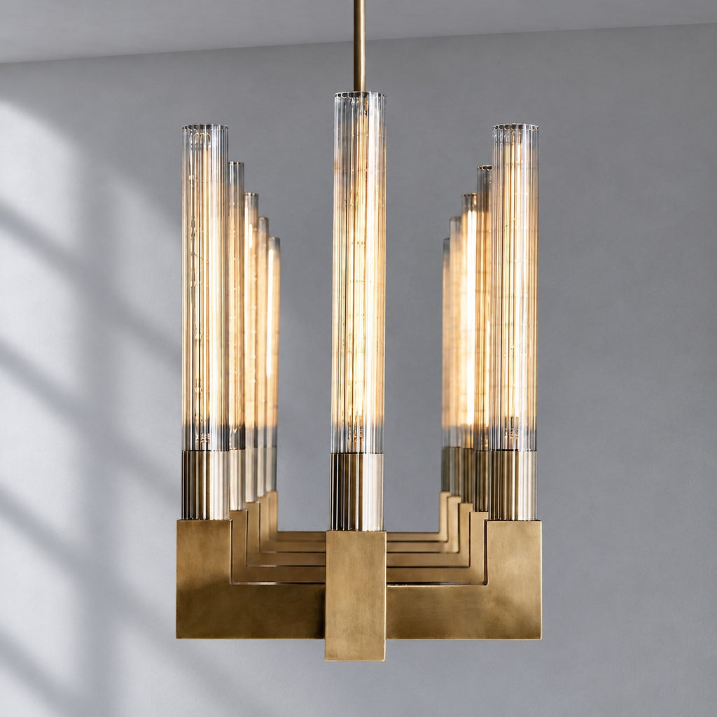 Cannele Candlestick Linear Chandelier 55"/67"