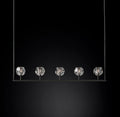 Boule De Cristal Clear Crystal Linear Chandelier 48"