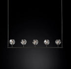 Boule De Cristal Clear Crystal Linear Chandelier 48"