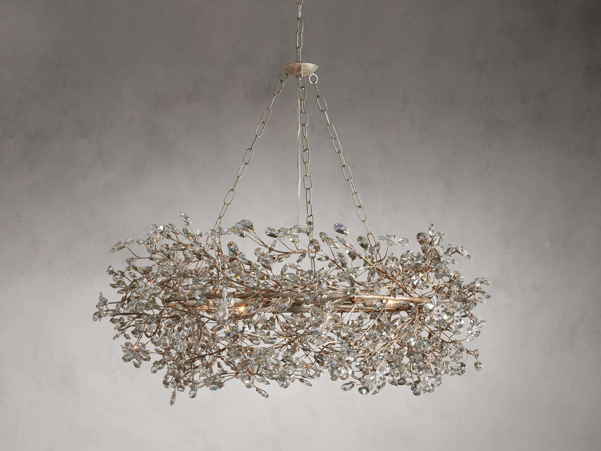 Fiore Crown Chandelier39" 48" 60"