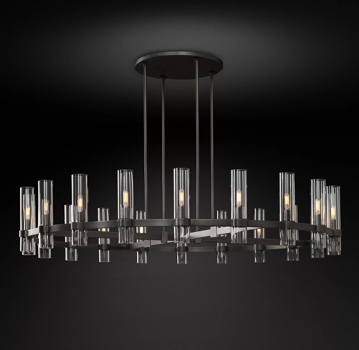 Ravelle Round Chandelier 60"