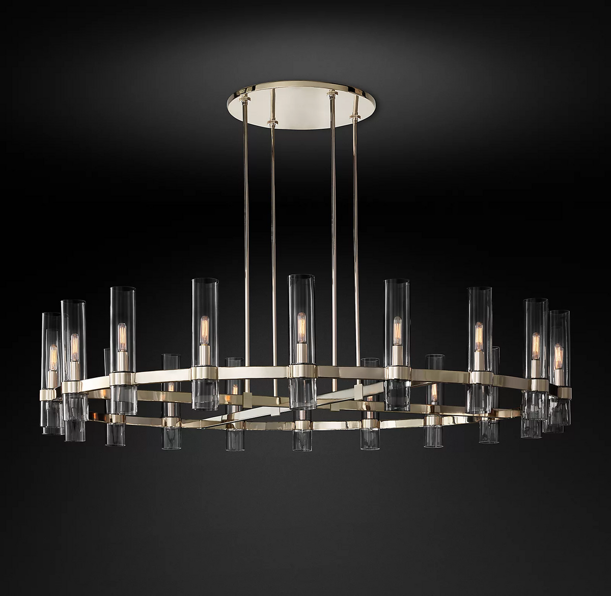 Ravelle Round Chandelier 60"