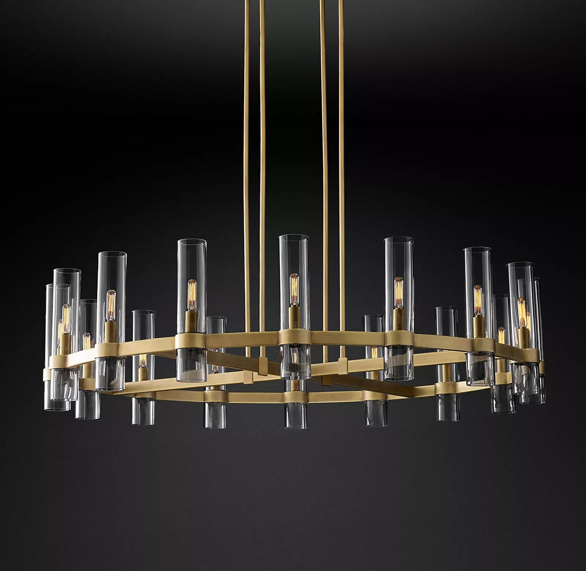 Ravelle Round Chandelier 48"