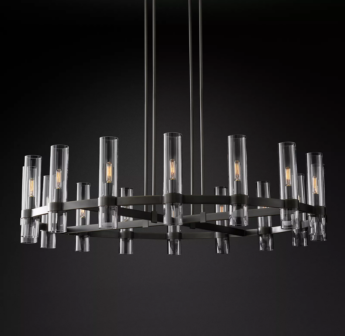 Ravelle Round Chandelier 48"