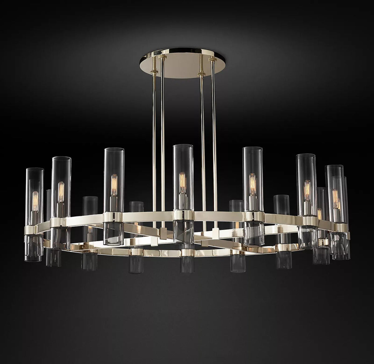 Ravelle Round Chandelier 48"