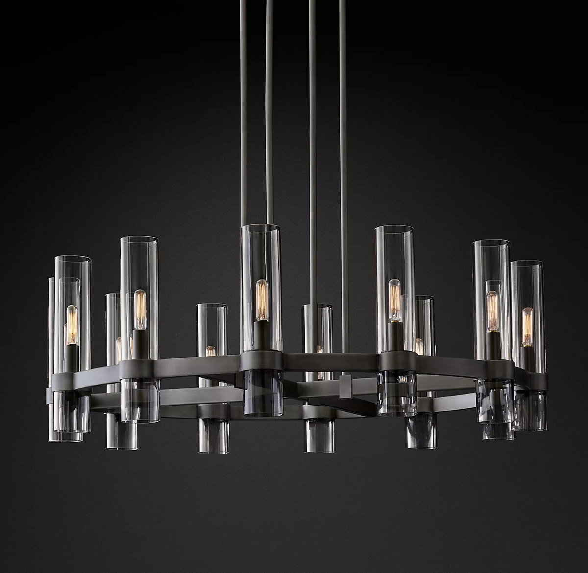 Ravelle Round Chandelier 36"