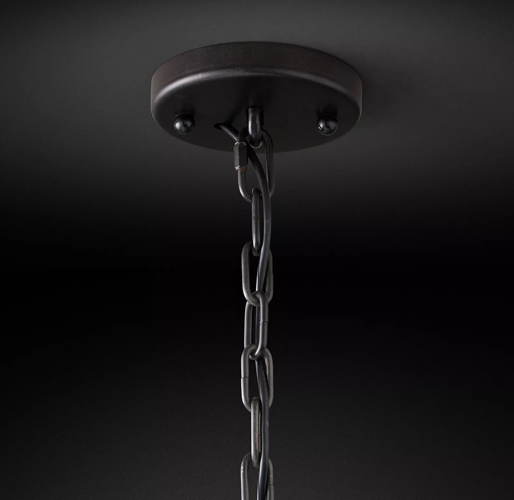Harlow Crystal Round Chandelier 19"