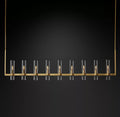 Ravelle Linear Chandelier 71"