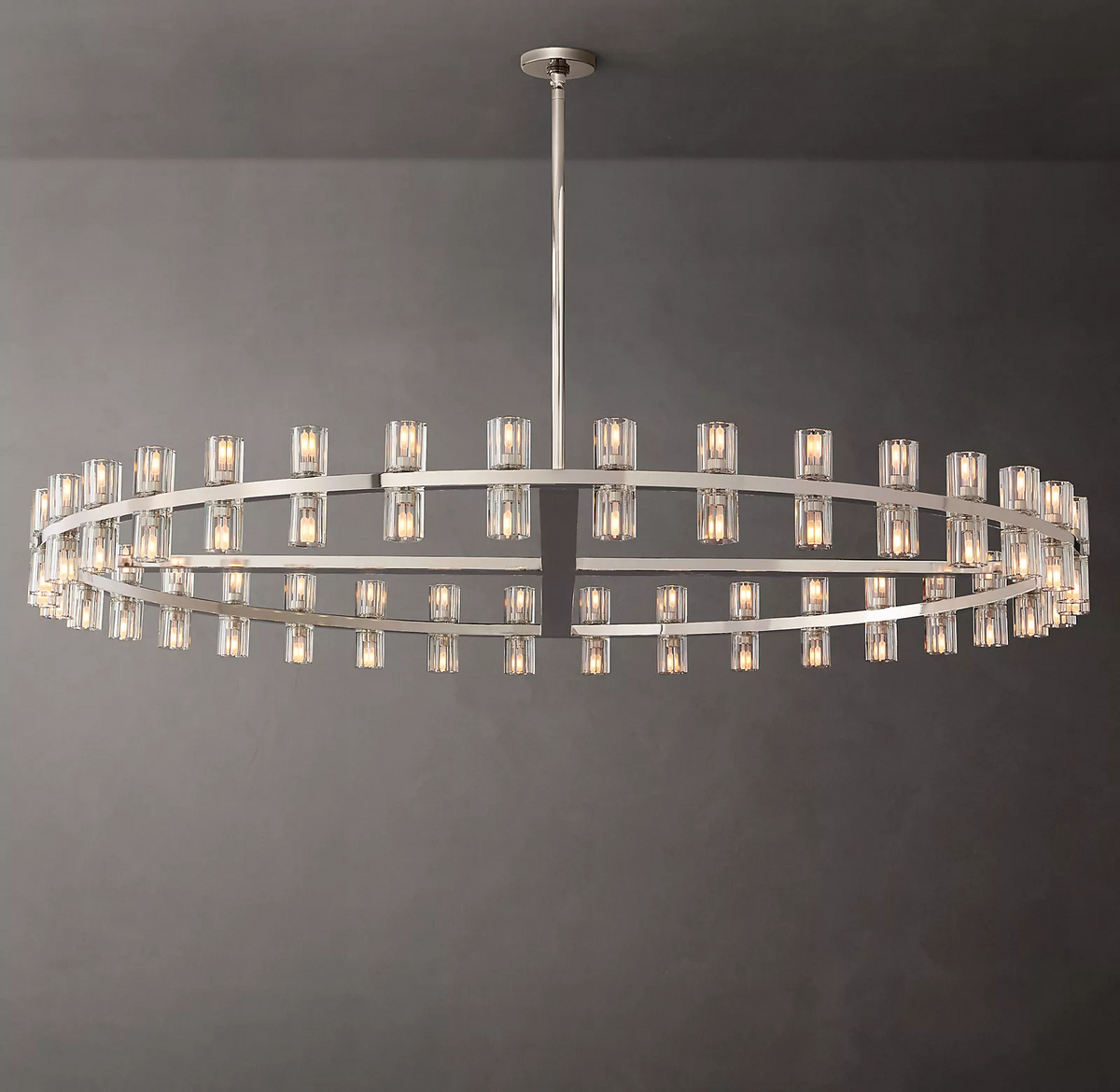 Arcachon LED Round Crystal Chandelier 60"