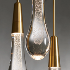 Solitaire Linear Crystal Chandelier 37"/50"/70"/87"/120"