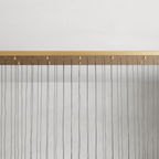 Solitaire Linear Crystal Chandelier 37"/50"/70"/87"/120"
