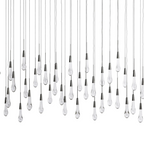 Solitaire Linear Crystal Chandelier 37"/50"/70"/87"/120"