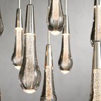Solitaire Linear Crystal Chandelier 37"/50"/70"/87"/120"