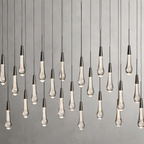 Solitaire Linear Crystal Chandelier 37"/50"/70"/87"/120"