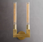 Cannele Double Candlestick Wall Sconce