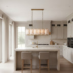 Harlow Calcite Rectangular Chandelier 42"