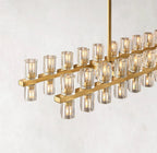 Arcachon LED Linear Crystal Chandelier 54"