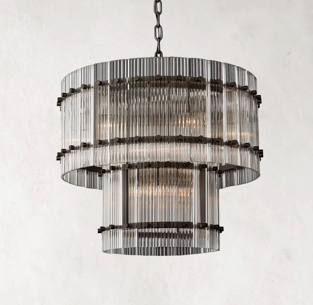 San Marco Two-Tier Round Chandelier 22"