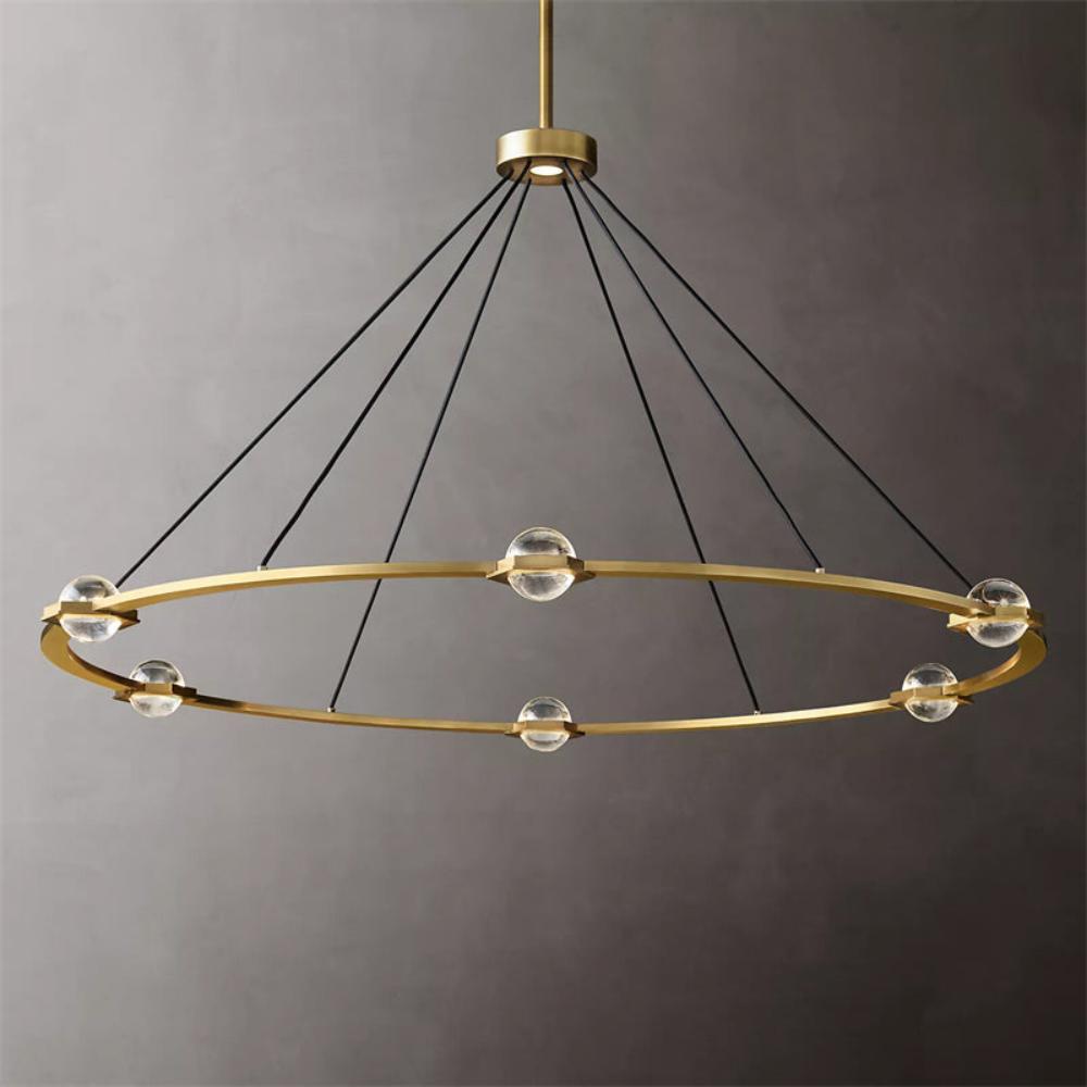 Éclatant Planet Round Chandelier