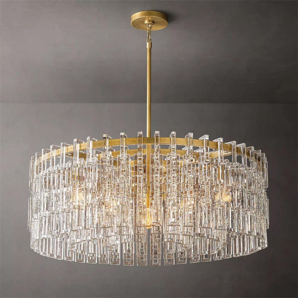 Marignan Round K9 Crystal Chandelier 36"