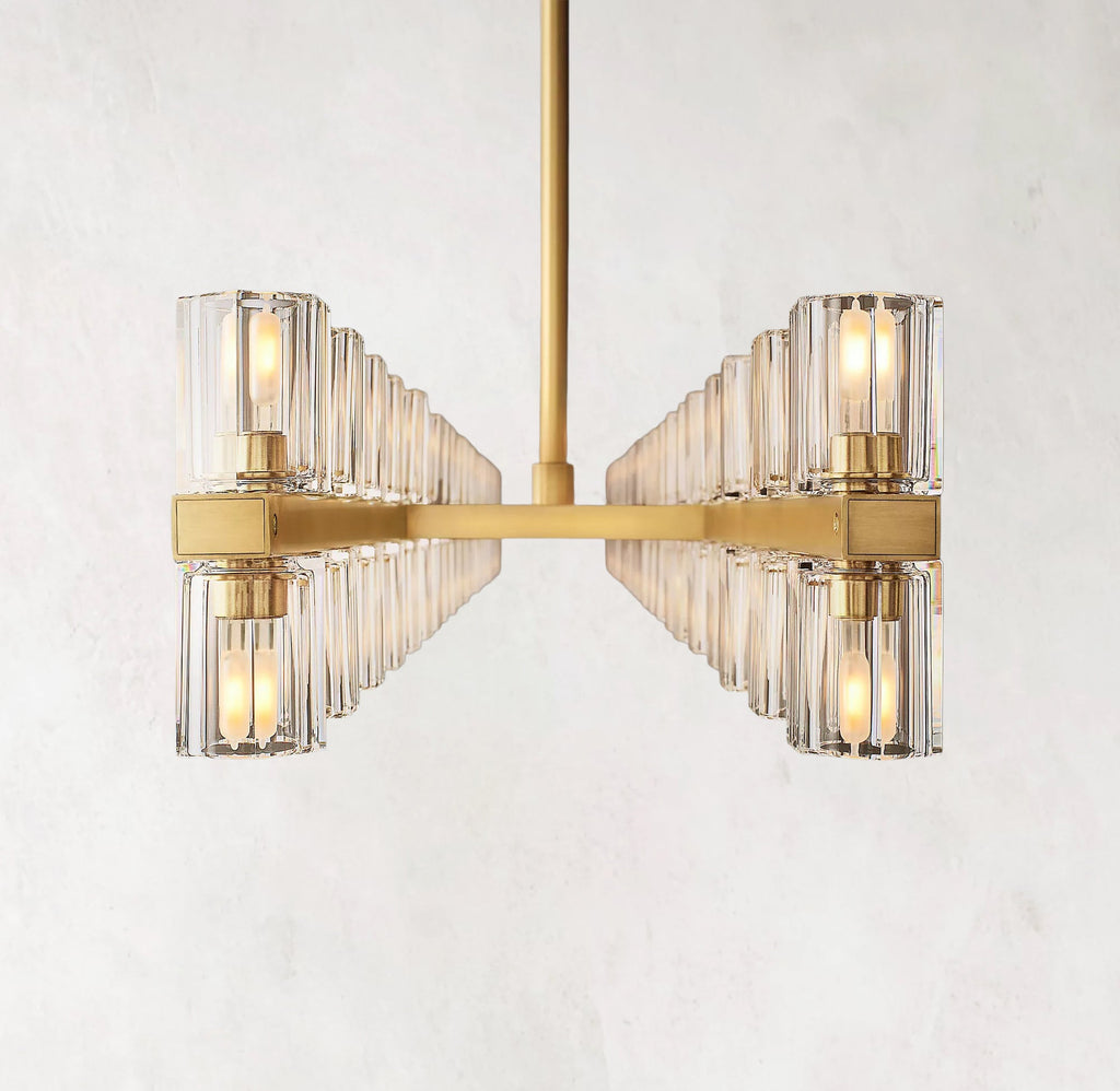 Arcachon LED Linear Crystal Chandelier 72"