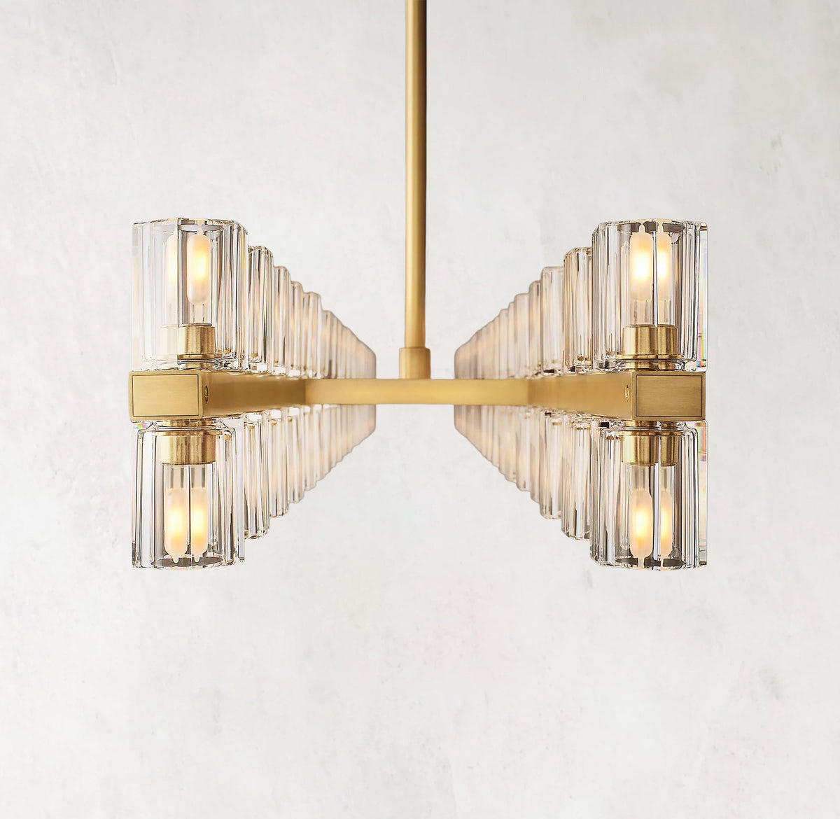 Arcachon LED Linear Crystal Chandelier 72"