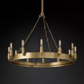 Filament Round Chandelier 26" 12-Light