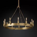 Filament Round Chandelier 26" 12-Light
