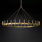 Filament Round Chandelier 63" 30-Light