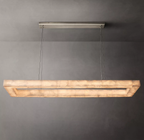 Rivage Rectangle Chandelier 72"