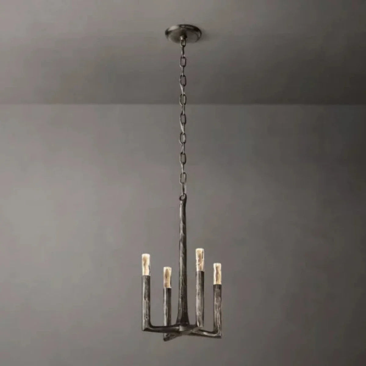 Thaddeus Forged Brass Pendant Light