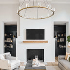 Pauillac Round Glass Chandelier 36"