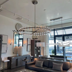 Arcachon LED Round Crystal Chandelier 60"